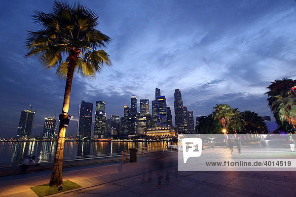 Marina Bay  Skyline  Singapur  Asien