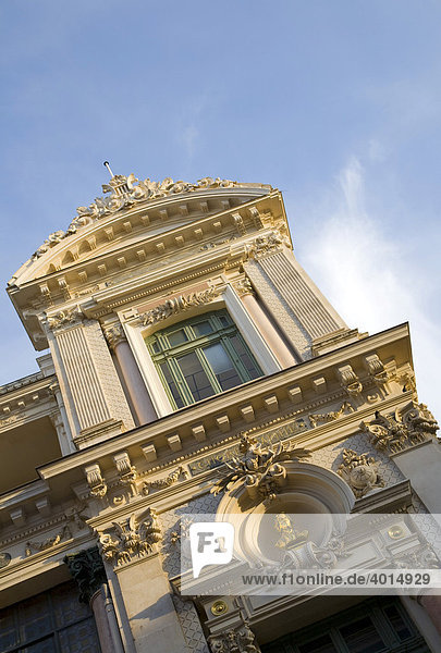Fassade der Oper  Opernhaus  Nizza  Cote d'Azur  Frankreich