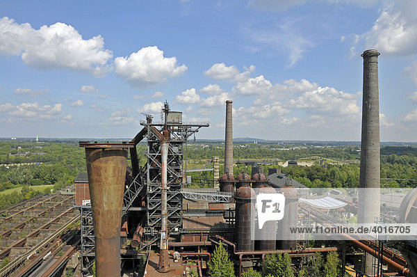 Hochofen  Landschaftspark Duisburg-Nord  ehemaliges Thyssen Hochofenwerk in Meiderich  Duisburg  Nordrhein-Westfalen  Deutschland  Europa