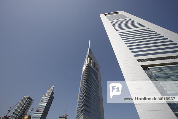 Emirates Towers Wolkenkratzer  Dubai  Vereinigte Arabische Emirate