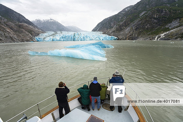 Dawes Glacier  Endicott Arm  Inside Passage  Southeast Alaska  Alaska  USA  North America