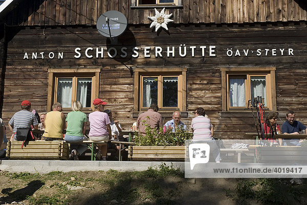 Almhüte Hohe Dirn  Reichraming  Oberösterreich  Österreich  Europa