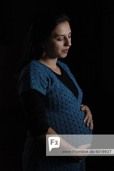 Portrait einer schwangeren Frau
