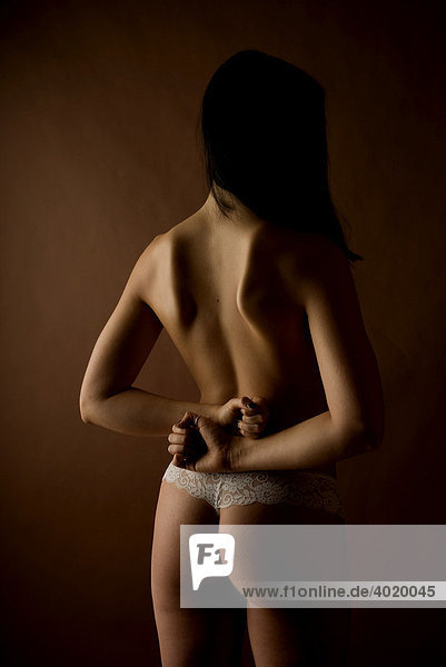 Frau  Körper  Rücken  nackt