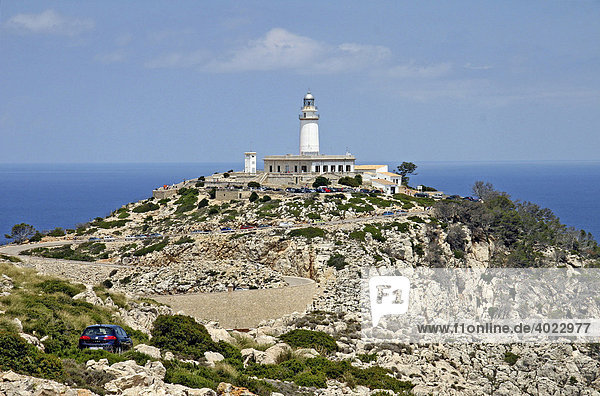 Lighthouse  Cap Formentor  Mallorca  Balearics  Spain  Europe