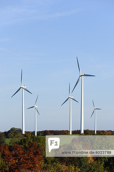 Windkraftanlage  Schwäbische Alb  Baden-Württemberg  Deutschland  Europa
