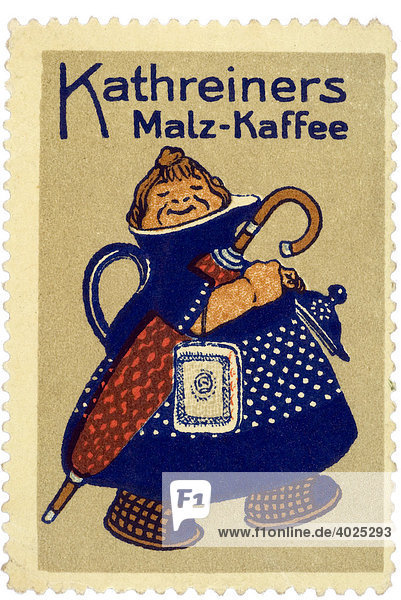 Reklamemarke  Kathreiners Malz-Kaffee