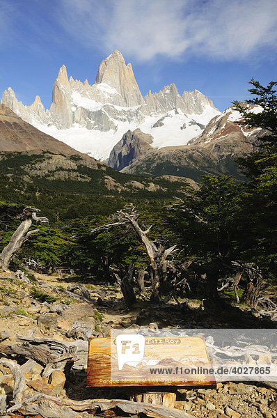 Mt. Fitzroy  3375m  Los Glaciares National Park  Patagonia  Argentina  South America