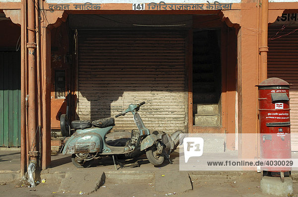 Motorrad in Jaipur Rajasthan Indien
