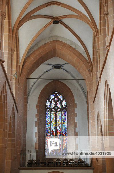 Im Innern der Heiliggeistkirche  Heidelberg  Baden-Württemberg  Deutschland  Europa