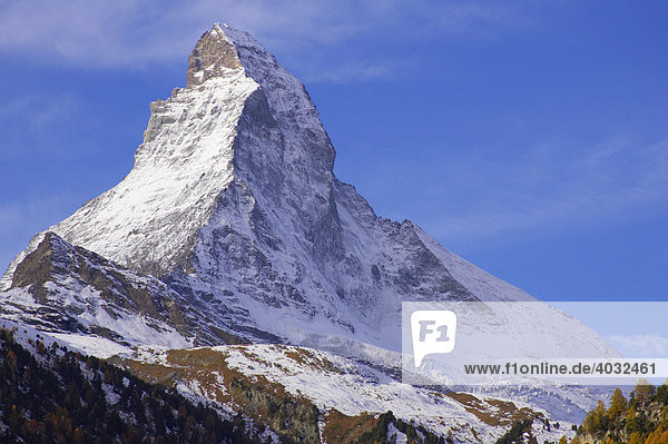 Matterhorn  Schweizer Alpen  Schweiz  Europa