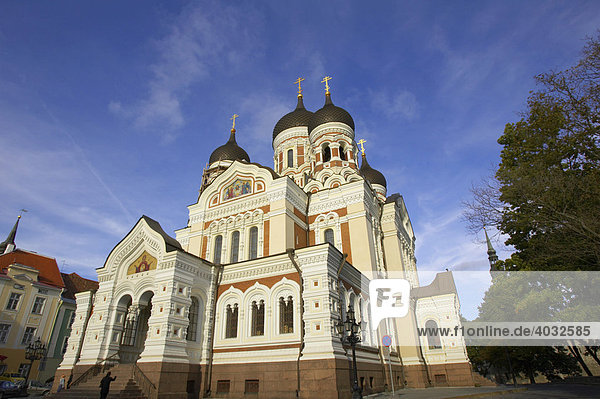 Alexander Nevsky Kathedrale  Altstadt  Tallinn  Estland  Europa