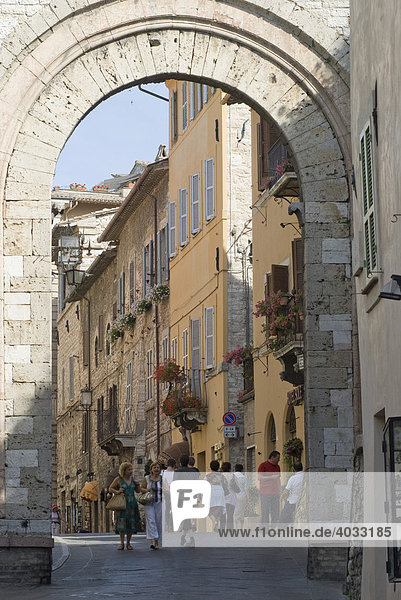 Altstadt  Assisi  Umbrien  Italien  Europa