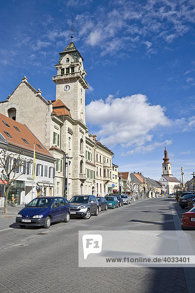 Rathaus am Hauptplatz in Leibnitz  Steiermark  Österreich  Europa