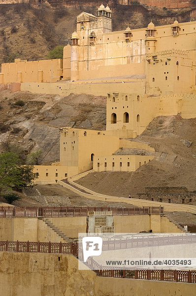 Festung von Amber  Jaipur  Rajasthan  Indien  Südasien