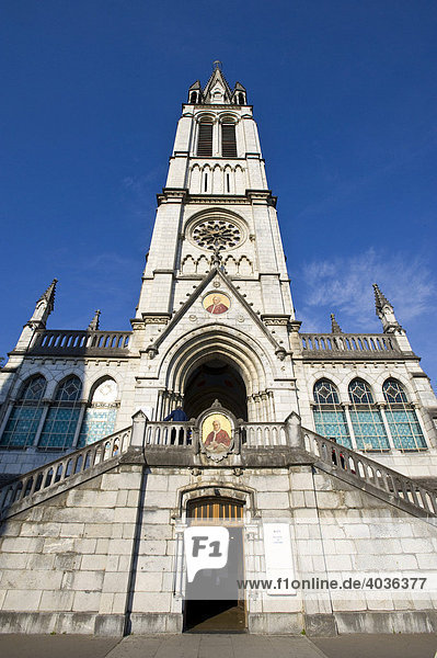 Basilica de Imaculee Conception  Basilika der unbefleckten Empfängnis  Lourdes  Pyrenees-Midi  Frankreich  Europa