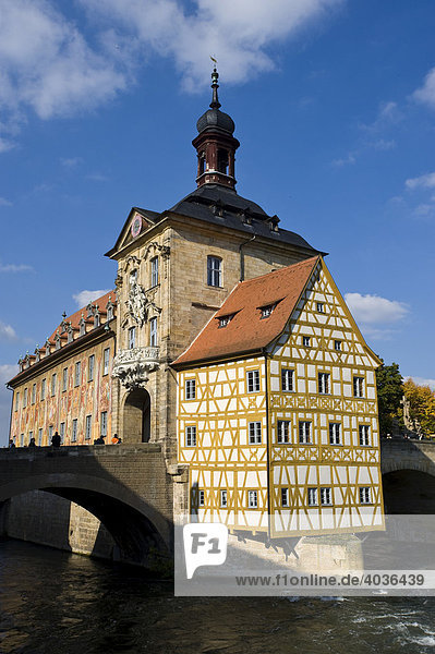 Altes Rathaus  Bamberg  Oberfranken  Bayern  Deutschland  Europa
