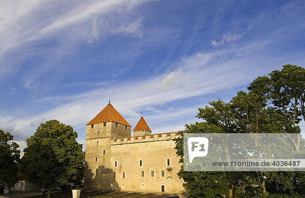 Ordensburg Castle  Kuressaare  Saaremaa  Baltic Sea Island  Estonia  Baltic States  Northeast Europe