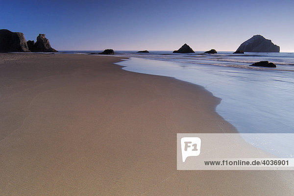 Pacific Coast  Bandon Beach  Oregon  USA