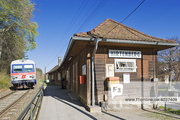Alte Bahnstation  Hirtenberg  Triestingtal  Niederösterreich  Österreich  Europa