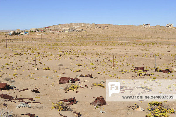 Gesamtansicht von Kolmanskuppe  Namibia  Afrika
