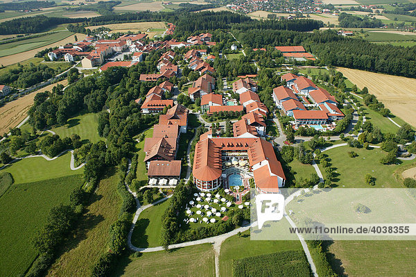 Thermenlandschaft Bad Griesbach Luftaufnahme Niederbayern Bayern Deutschland Europa