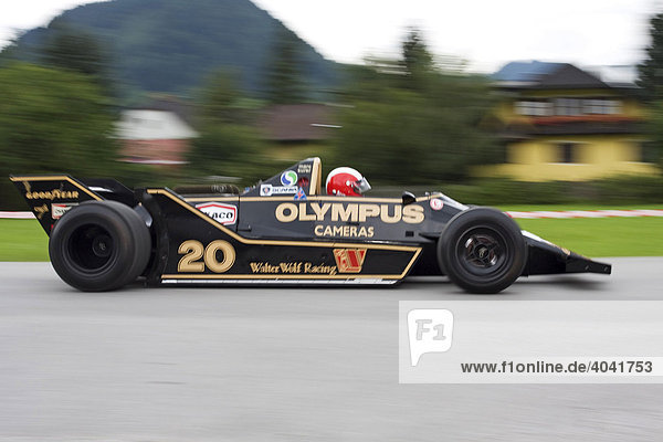 Wolf Cosworth WR 8/9 Formula 1  built in 1979  previously driven by Keke Rosberg  Ennstal Classic 2008  Styria  Austria  Europe