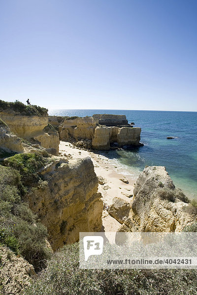 Praia Castelo  Algarve  Portugal  Europa