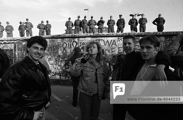 Fall der Berliner Mauer  Berlin  Deutschland  Europa