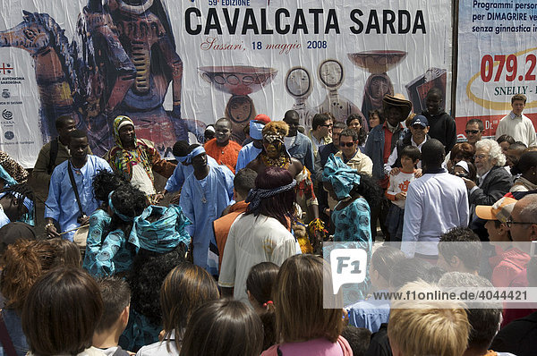 Cavalcata Sarda Festival in Sassari  Sardinia  Italy  Europe
