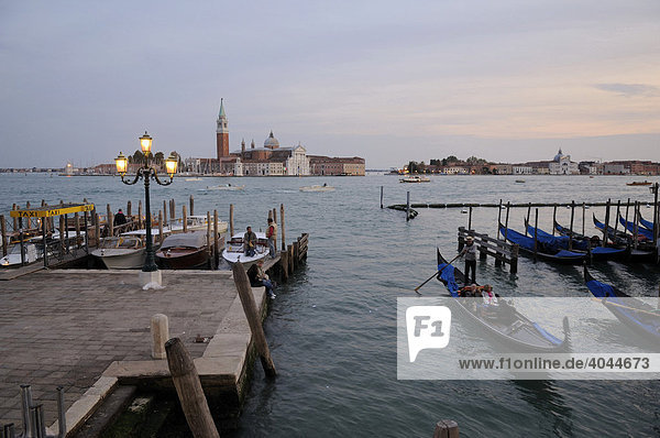 View of San Giorgio Maggiore Island  Venice  Italy  Europe