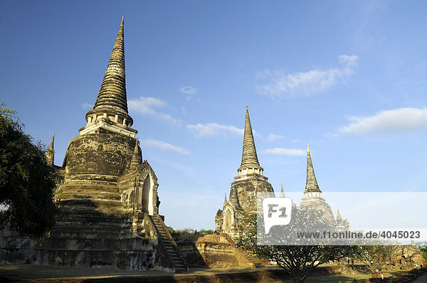 Tempel Wat Phra Si Samphet in der Tempelanlage des Unesco Weltkulturerbe  Sukhotai  Thailand  Asien