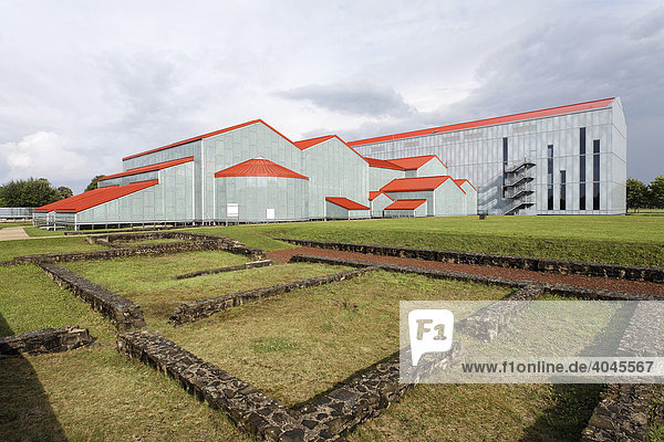 Neues Römermuseum  Gesamtanlage  Archäologischer Park Xanten  APX  Niederrhein  Nordrhein-Westfalen  Deutschland