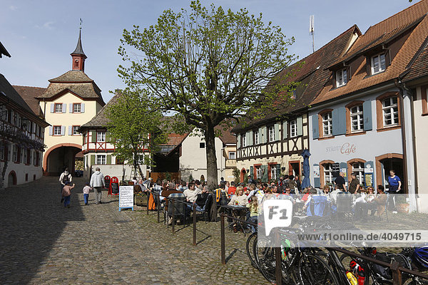 Altstadt von Vogtsburg-Burkheim  Kaiserstuhl  Baden-Württemberg  Deutschland  Europa