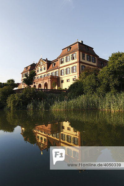 Kellereischloss Rotes Schloss Hammelburg Rhön Unterfranken Bayern Deutschland Europa