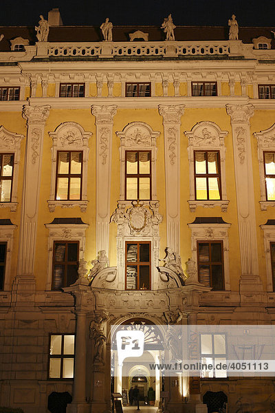 Palais Kinsky  Freyung  Wien  Österreich  Europa
