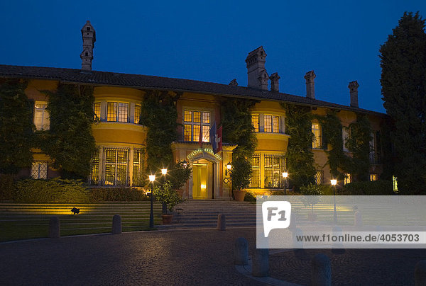 Entrance Villa Principe Leopoldo hotel and SPA 5 star luxury hotel Lake Lugano Switzerland Europe