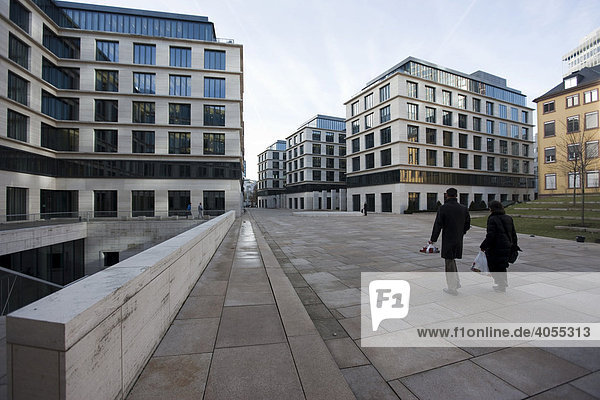 Neue Bürogebäude in der Taunusanlage Frankfurt Hessen Deutschland Europa
