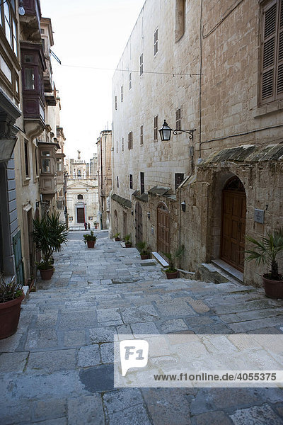 Enge Gasse St. Lucia Street  Valletta  Malta  Europa