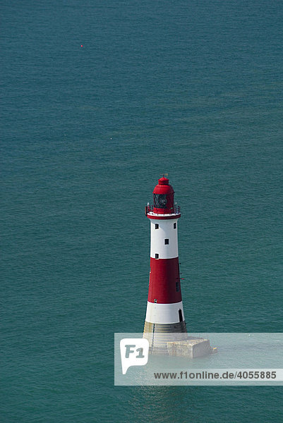 Beachy Head Leuchtturm  East Sussex  Großbritannien  England  Europa