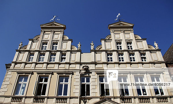 Renaissance Fassade  Lüneburg  Niedersachsen  Deutschland  Europa