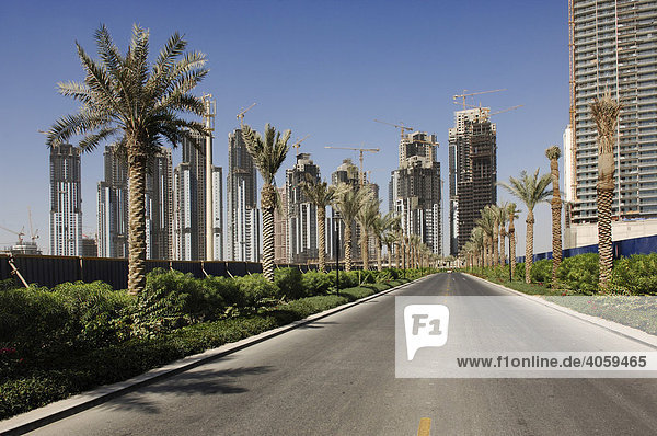 Neubaugebiet Al Wasl  Dubai  Vereinigte Arabische Emirate  Naher Osten