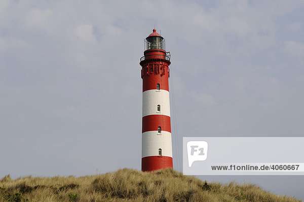Leuchtturm Wittdün  Insel Amrum  Nordfriesland  Nordsee  Schleswig-Holstein  Deutschland  Europa