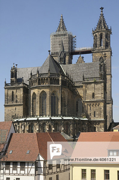 Dom Sankt Mauritius Sankt Katharina  Magdeburg  Sachsen-Anhalt  Deutschland  Europa