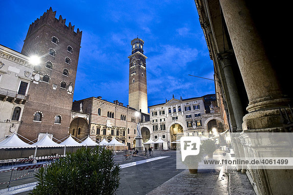 Piazza dei Signori  Altstadt von Verona  Italien  Europa