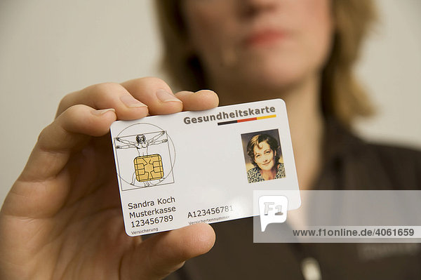 German electronic health insurance card