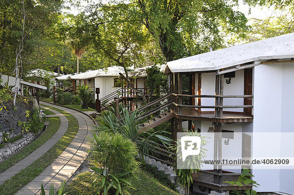Hotel Villa Maya Tikal  Lake Petenchel  Santa Elena  Guatemala  Central America
