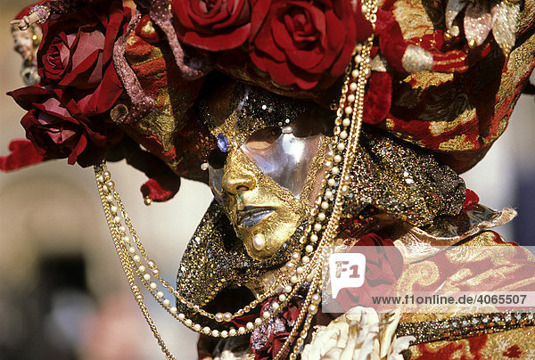 Mask carnival in Venice Veneto Italy Europe