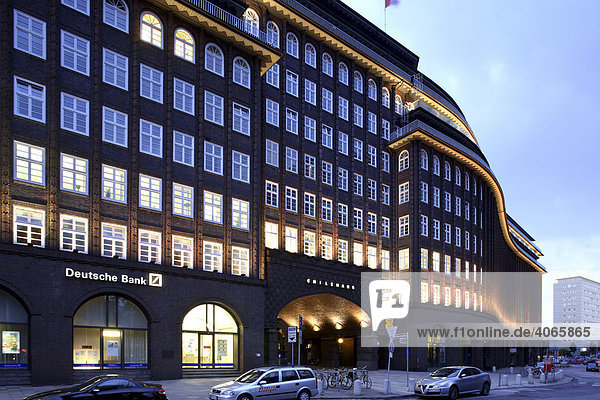 Chilehaus  Hamburg  Deutschland  Europa