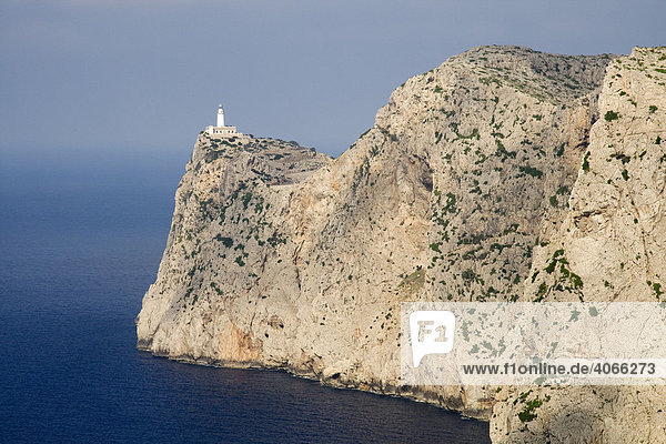 Lighthouse on Cap Formentor  Majorca  Balearic Islands  Spain  Europe